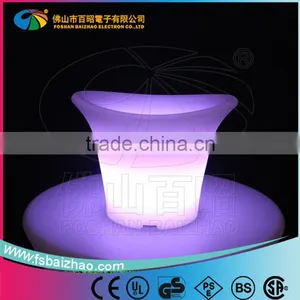 Durable LED Ice Bucket For Beer / Lighting Wine Cooler Pot With Shining Light thumbnail-1