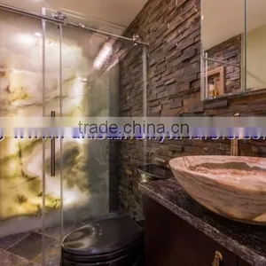 CUSTOM DESIGN ONYX BATHROOM COUNTERTOPS thumbnail-4