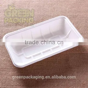 T3-disposable Plant Fiber Tray 210x125x35mm thumbnail-1
