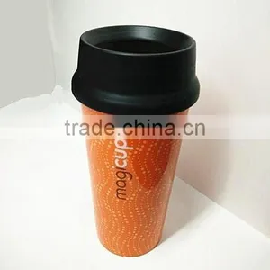 OEM Factory Customized IML pp Plastic Coffee Mug thumbnail-1