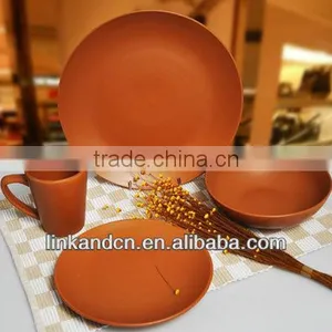 KC-00230/ceramic Coffee Mug Plate Set/vermilion Table Set thumbnail-1