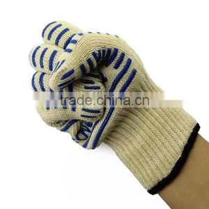 High Quality Heat Resistant Oven Mitts Gloves thumbnail-4