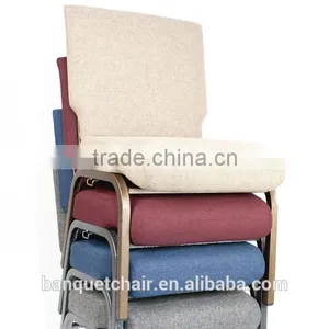 Wholesale Stackable Armrest Church Chair thumbnail-3