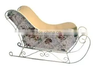 Christmas Indoor Decoration Floral Sled thumbnail-1