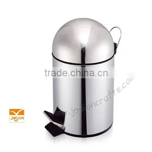 Home Use Round Shape Metal Waste Bins Price thumbnail-1