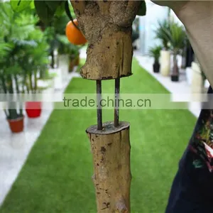 Home Gardens for Curtain Hotel Decoration 200cm Height Making Artificial Live Plastic Green Orange Bonsai Tree EZZPZ06 0302 thumbnail-3