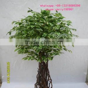 LXY082419 China Wholesale Artificial Banyan Tree Bonsai High Simulation Ficus Bonsai thumbnail-1