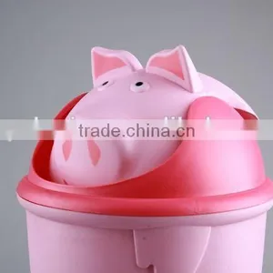 Rubbish Bin Household Garbage Can/Animal Design Plastic Trash Can thumbnail-5