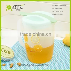 High Quality Plastic Hot and Cold Water Juice Bottle Cold Kettle With Lid thumbnail-2