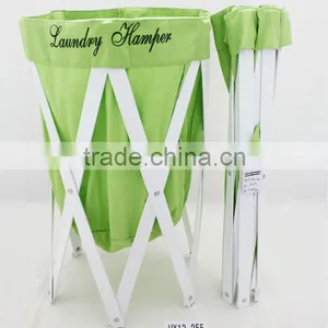 Wood Laundry Hamper Fold thumbnail-1