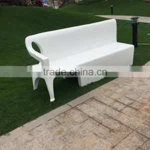 Outdoor Fiberglass Garden Chair thumbnail-2