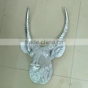 Polyresin Goat Head Sculpture thumbnail-6