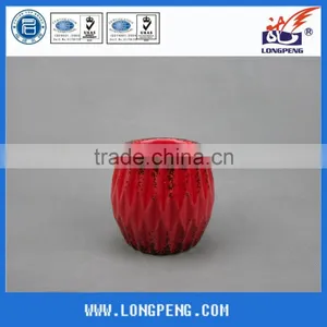 Eco-Friendly Elegant Red Ceramic Tealight Candle Holder thumbnail-1