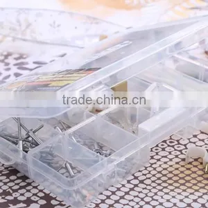 Hot Sale Transparent Plastic Storage Boxes Screws and Nails/ Clear Plastic Storage Container Nail Divider thumbnail-2
