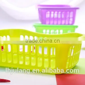 Useful Medium Size Plastic Storage Basket/plastic Large Hollow Out Washing Basket thumbnail-1