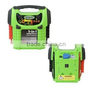 163556 5 in 1 300PSI Air Compressor 150W Power Inventer 8 LED Work Light Jump Starter thumbnail-3