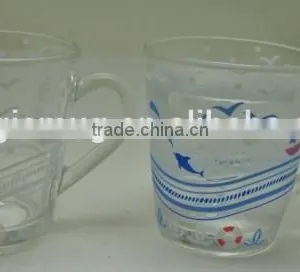 With Handle Color Changing Glass Cup thumbnail-1