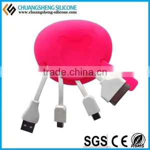 Multifunction Data Wire Case, Silicone Data Line Holder, Silicone Data Link Box thumbnail-4