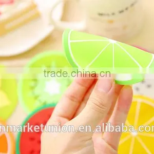 2017 New Hot Fruit Silicone Cup Mat With Good Quality so Cute and Cheap thumbnail-4