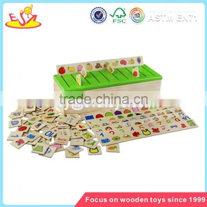 Wholesale Intelligence Toy Wooden Car Toy for Kids Colorful Wooden Educational Toy W12C003 thumbnail-1