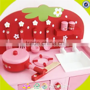 Wholesale Baby Wooden Kitchen Toy Set, Fashion Kids Wooden Kitchen Toy Set, Popular Children Wooden Kitchen Toy Set W10C147 thumbnail-3