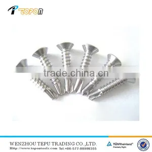 Hex Head Self Drilling Screw With Counter Sunk Ribbed Phillips Head thumbnail-1