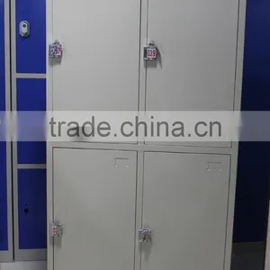 School Black Four Door Steel Gym Metal Locker thumbnail-1