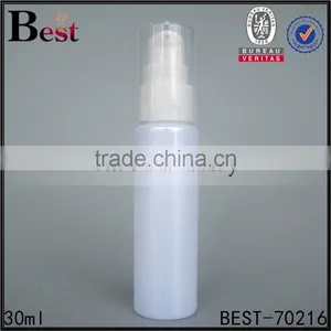 30ml White Plastic Nail Polish Remover Bottle Empty Plastic Nail Polish Remover Pump Bottle thumbnail-1
