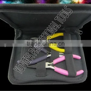 3PCS DIY Mini Plier Set With Bag thumbnail-1