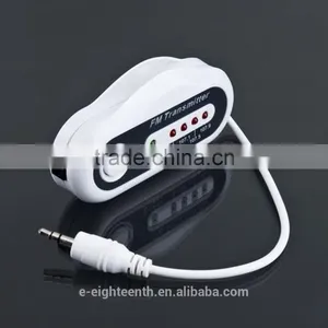 4 Channel Wireless Audio FM Transmitter Car Charger for Pod MP3 MP4 FO thumbnail-2