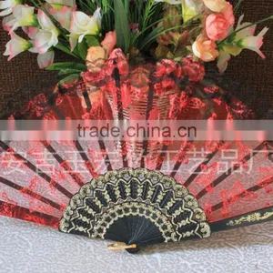 Spanish Style Lace Plastic Hand Fan thumbnail-3