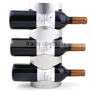 High Quality Commercial Round Wine Rack Wine Display Stand thumbnail-6