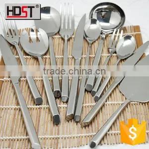2015 New Design 24pcs Brilliant Silver Spoon & Fork Set, Good Quality Sample Free Flatware Wholesale thumbnail-2