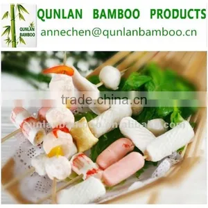 Factory Sales Natural Round Special Bamboo Skewers thumbnail-1