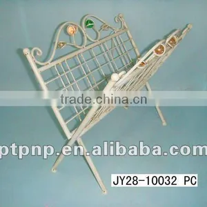 Decorative Metal Newspaper Holder thumbnail-1