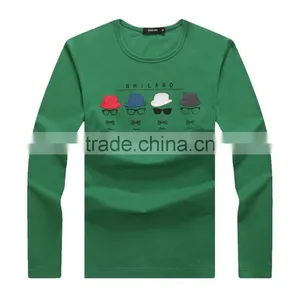 Men's Cotton Blank Green t Shirt thumbnail-1
