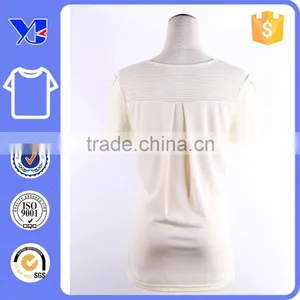 Fashion Women Top v Neck Short Sleeve Lady Printing Blouse thumbnail-2