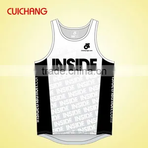Wholesale Running Singlet With Custom Design thumbnail-1