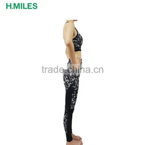 Female Elastic Exercise Tights Fitness Running Trousers Slim Leggings thumbnail-3