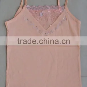 Women Tank Top With Lace thumbnail-1