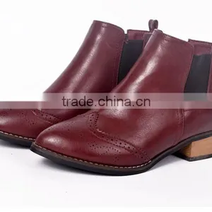 GZY Heel Shoes Women Low Cut Latest Boots China Export Guanghzou Factory Wholesale Eur0pe and American 2017 Stcok thumbnail-5