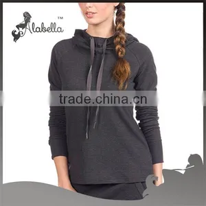 Womens Plain Pullover Hoodie Warm Hoodies Sweatshirt Workout Winter Casual Top thumbnail-1