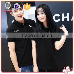 2016 Bulk Top Quanlity Cute Couple Shirt Design Polo t Shirt thumbnail-1
