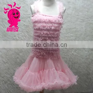 2016 Girls Chiffon Frocks Designs Chiffon Pink Toddler Girls Chiffon Frocks Designs Baby Dress Pictures thumbnail-2