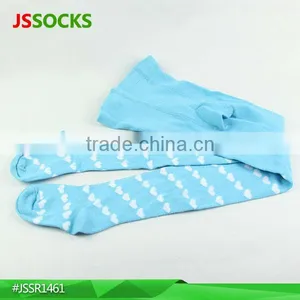 Blue Colored Children Pantyhose With Fashion Hearts thumbnail-1