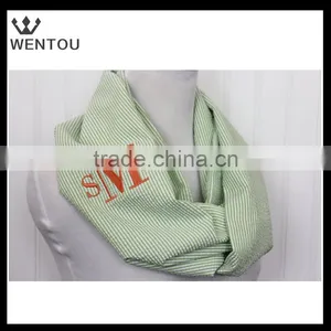 Wholesale Personalized Seersucker Infinity Scarf thumbnail-5