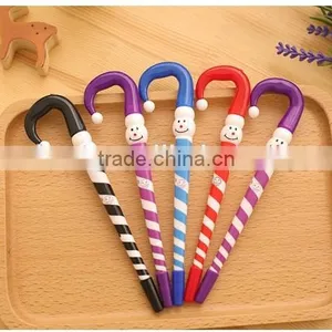 0.5mm Plastic Ballpoint Pen Creative Umbrella Shape Gel Pen Office & Student Pen thumbnail-1