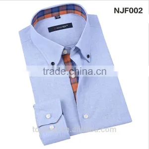 Professional Customise 100% Cotton Oxford Button Down Collar Dress Uniform Polo Shirt for Men thumbnail-3