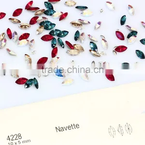 Point Back Rhinestone Sew On Rhinestones, Point Back Sew-on Stone Crystal thumbnail-1
