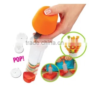 Eco-friendly Plastic Decorative Fruit Cutters Shape Cutter Slicer Cutter Veggie Food Kitchen Accessories Cooking Tools KC1360 thumbnail-1